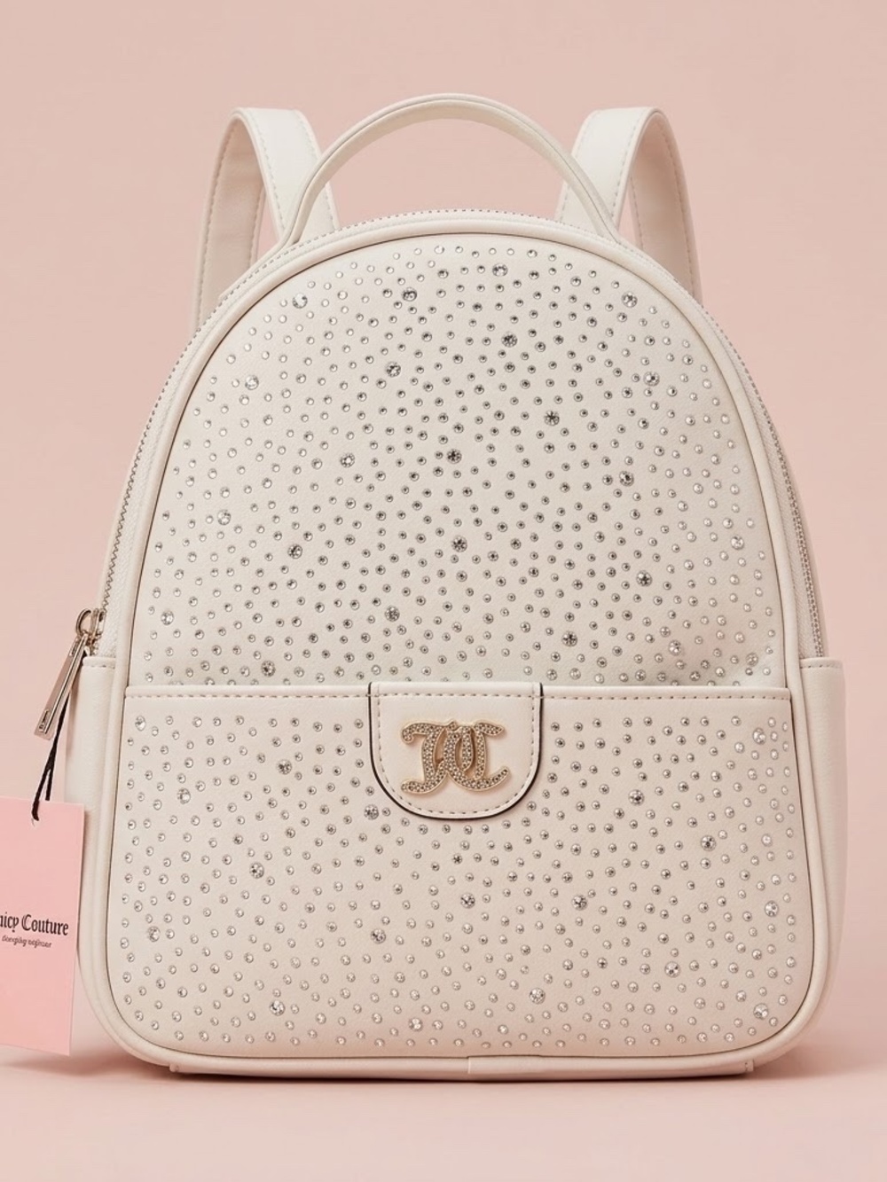 NWT TikTok Viral Juicy Couture White Bling Bag Purse